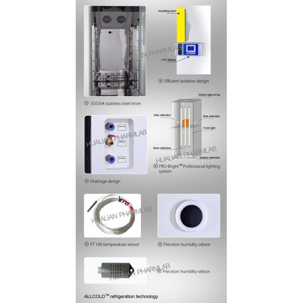 Clinical Medical Laboratory Machines / Drug Stability Test Chamber In Pharmacy