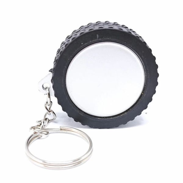 Sublimation Blanks Wheel Rim Keychain Custom Photo Keychain