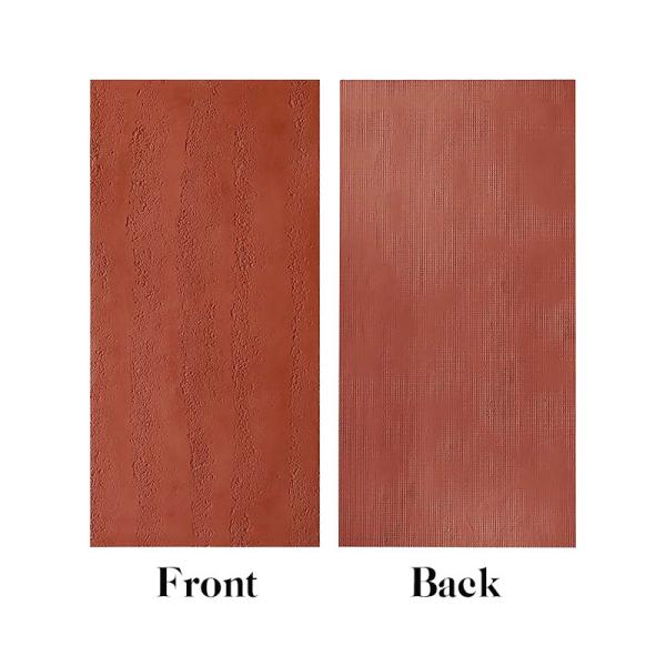 Coarse Rammed Earth Flexible Stone MCM Wall Panel Soft Porcelain Column Cladding For Storefronts