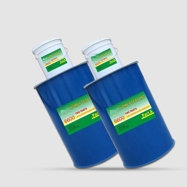Weatherproof and Durable Two-Component Silicone Sealant with Low Water Vapor Transmission for Double Glazing Units