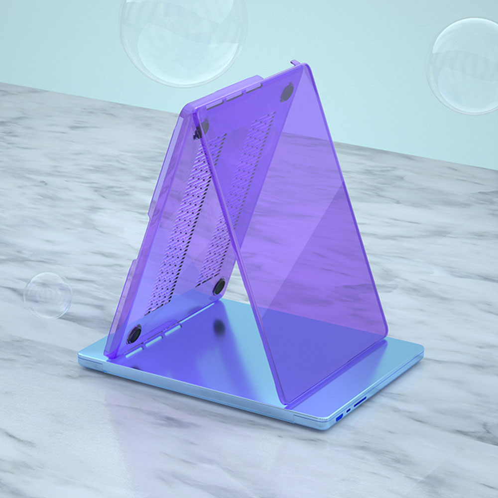 High Clear Transparent Pc Laptop Case Cover with Different Color Accept CustomizeLogo for Macbook Air 15 Pro 14