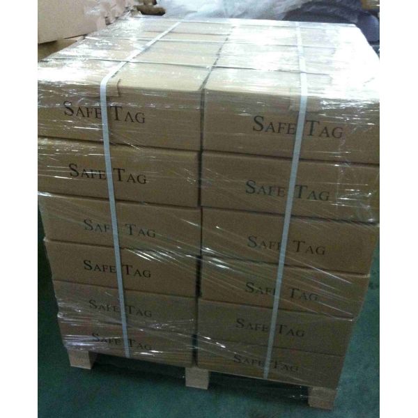 PVC / ABS Plastic Scaffolding Safety Tags For Warning With Round Hang Hole