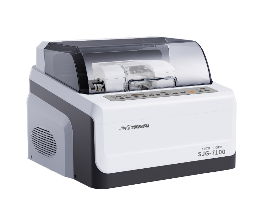 SJG-7100 automatic computer edge grinding machine,New model, with anti-skid program,universal anti-skid ability, Three modular options. The machine comes standard with PCgrinding wheel.