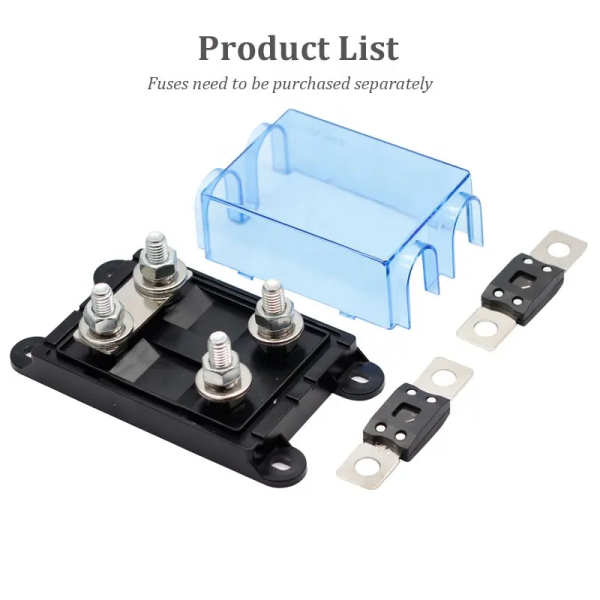 DC 32V 300A AC 220V 300A 2 Ways ANM-C2 ANM-B2 ANM Fuse Holder Bolt Down 2 Way Fuse Holder Box Block