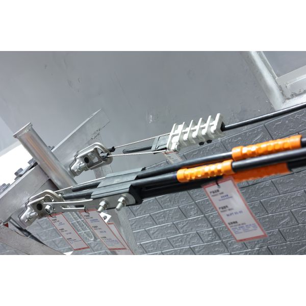 High Strength Metal Cable Optic Tension Clamp Dead End Anchoring Wedge Clamp Fiber