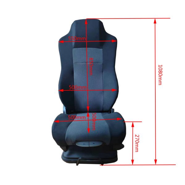 Air Suspension Truck Seats Tour Bus Pilot Semi-Truck Seat