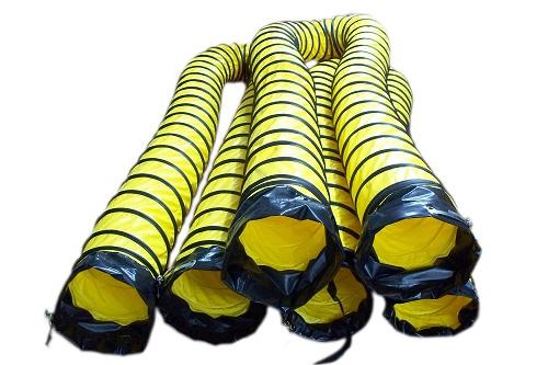 air duct in yellow