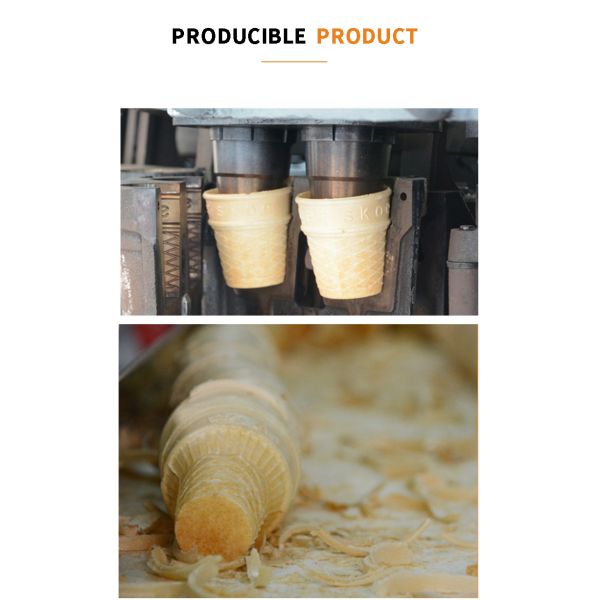 Automatic Wafer Cone Production Line 28 Mold 2 Cavity Gas System Drive