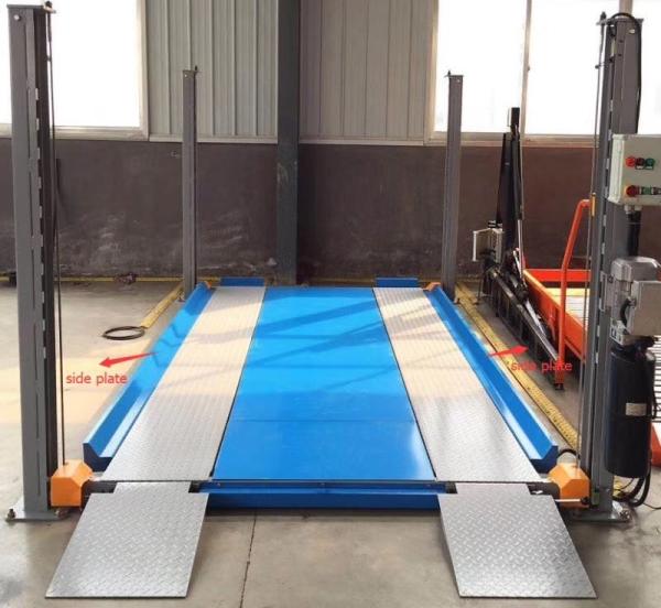 AA4C 4 post 2 cars parking lift auto storage lift four columns automotive lift  2.7T 3.6T