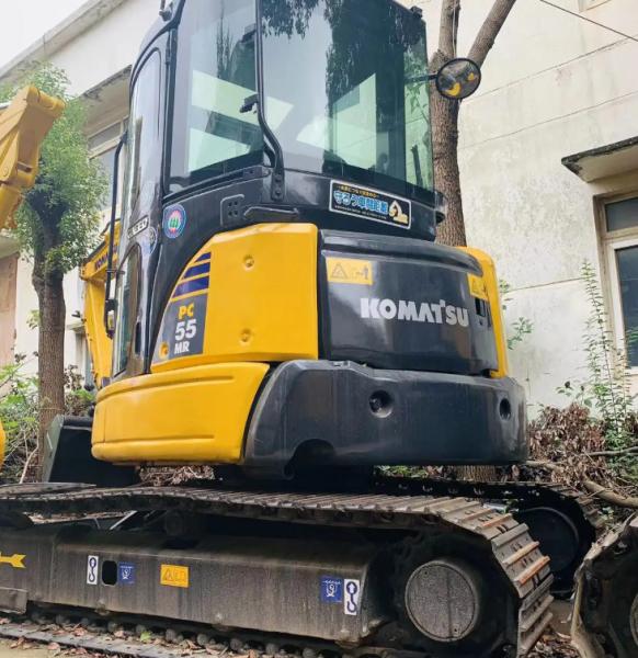 Good Condition Used Komastu PC 55 Excavators 5 Ton Backhoe Diggers Secondhand