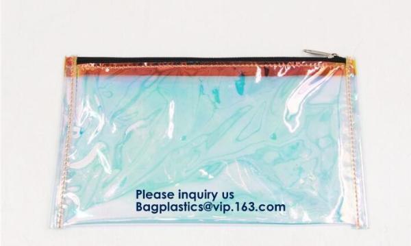 Transparent Clear PVC Slider Zipper Bag Plastic Bag With Zipper,Eco-friendly Slider Zipper Flat PVC Plastic Bag For Docu