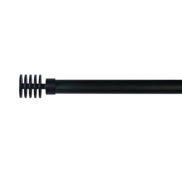 28mm diameter metal curtain rods with  three-dimensional shape for living room
