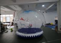 Tienda inflable del globo de la nieve del ornamento para el día de fiesta 3 años de garantía