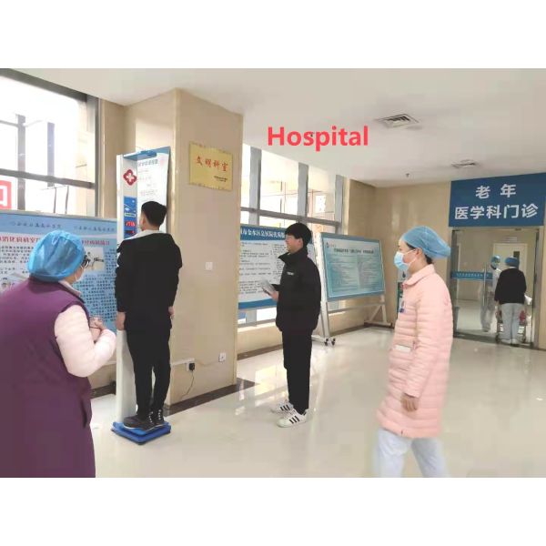 Foldable BMI Weight Machine for Hospital Medical Human Height Weighing Customized Support