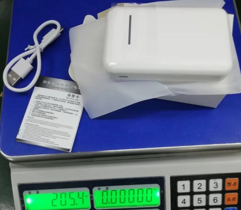 10000 мх мощность банка аккумулятора полимер плоской формы 2 * USB 5V 2A