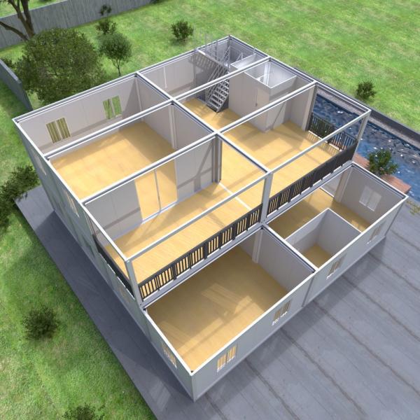組み立てが簡単なフラットパックコンテナハウスで、迅速かつ手間のかからない建設を実現
