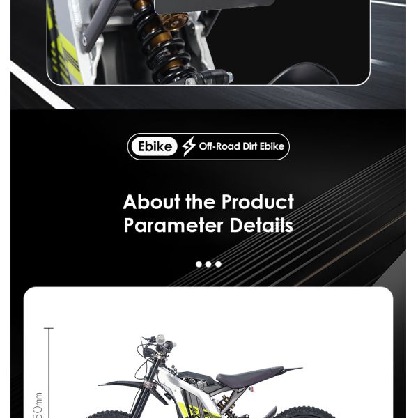 Take Your OffRoad Adventures to the Next Level with Our 72V Mid Mounted Motor Minibike