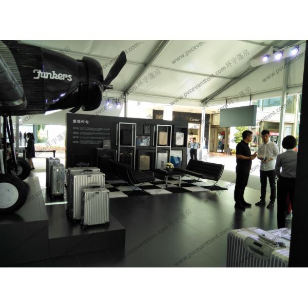 15x15 PVC Roof Outdoor Event Tents for RIMOWA Promotion Event