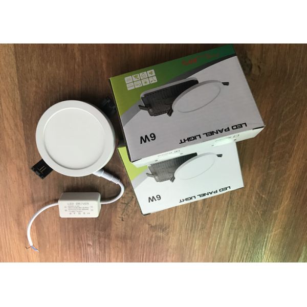 Recessed Mounted LED Slim Panel Light 6w Cool white 80RA 500LM CE dimmable