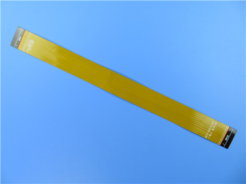 Dual Layer Flexible Printed Circuit Board on Polyimide With Yellow Mask and PI Stiffener for  Thin-film Switch