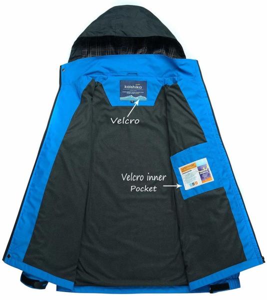 100% Polyester Womens Custom Outdoor Clothing , Breathable Rain Jacket Lightweight Windproof