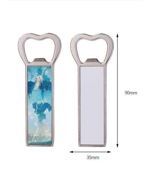 Ouvre-bouteilles magnétiques à sublimation métallique multifonctionnelle pour réfrigérateur