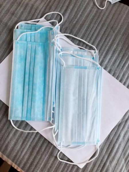 Anti Dust Disposable Surgical Masks , Breathable Non Woven Custom Surgical Mask