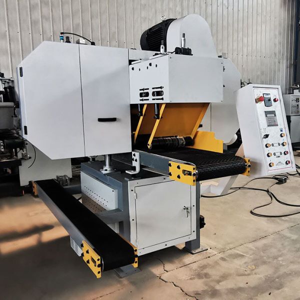 High Speed Automatic Table Saw Wood Cutting Band Saw Machine with 710mm Saw Wheel Diameter