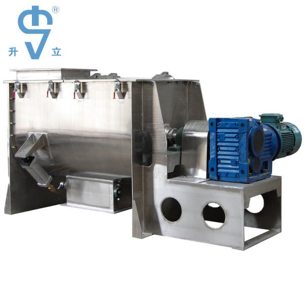 Stainless Steel Powder Ribbon Blender Easy Cleaning For Powder / Granule Mixng