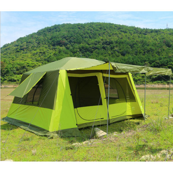 Luxury Popular 5-12 Person 2 Room or 3 Room Camping Tent(HT6103)