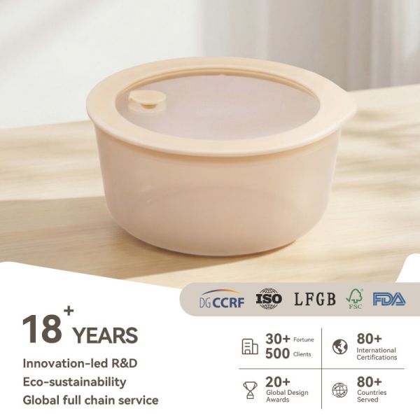 IKOO Translucent Colorful Glass Food Container Set with Glass Lid  Plastic Free Meal Prep Container Set, Airtight Food Storage Containers with Air Vent Lid