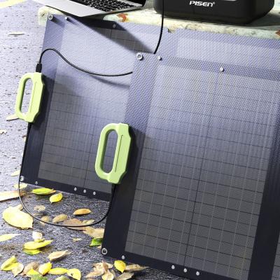Silicone Monocrystalline portátil da central elétrica de energias solares de 21% que dobra os painéis solares