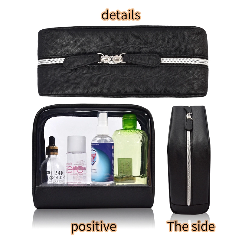 Waterproof Travel Cosmetic Organizer Transparent 8.5*7*3.5 Inch