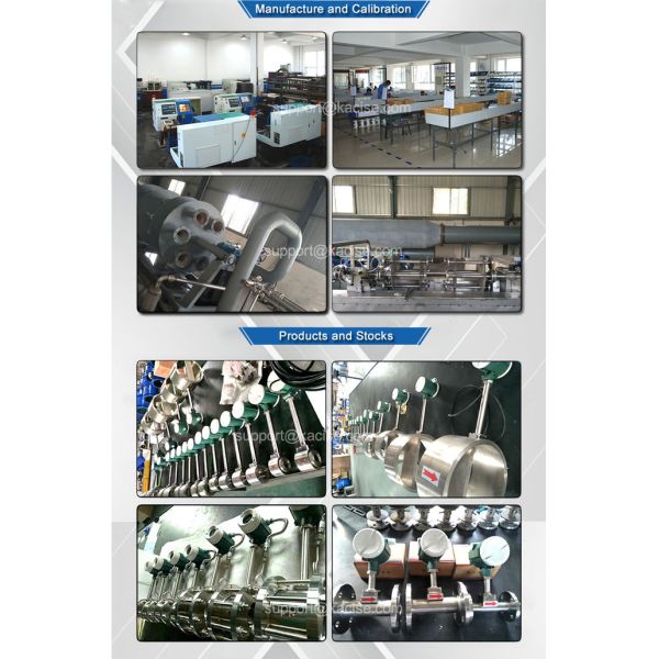 Disassembled Inserted Swirl Vortex Flow Meter With RS485 Output ISO Certification with DN15 ~ DN1800 (mm)