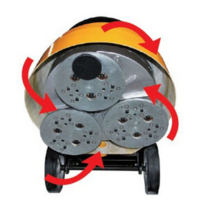 Concrete BMJ Professional Floor grinder and polishing machine 5.5HP