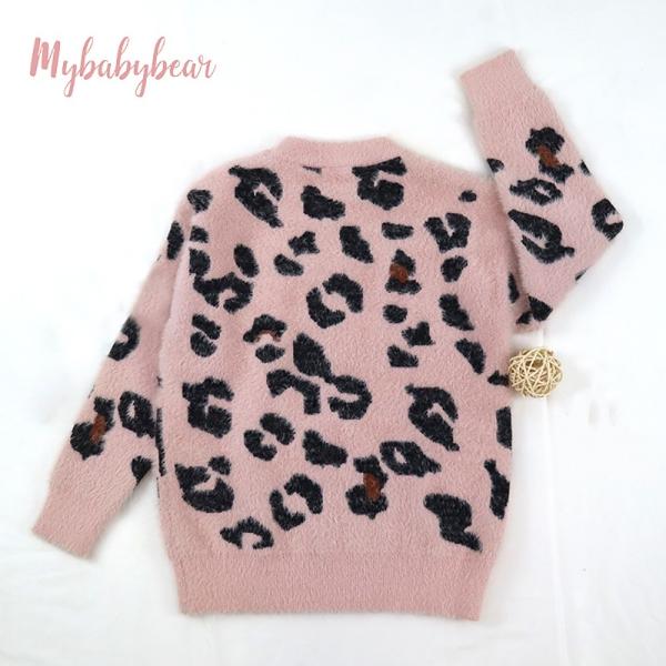 Autumn and winter new children's Jacquard knitted sweater fashion baby simple Pullover Sweater Top