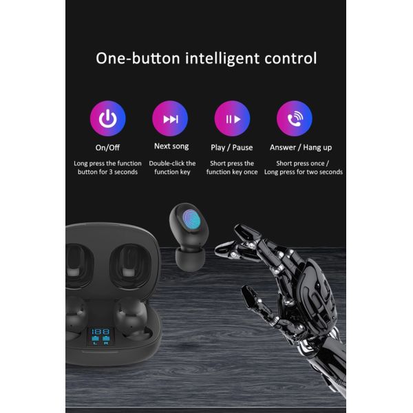 350mAh TWS Wireless Earphones