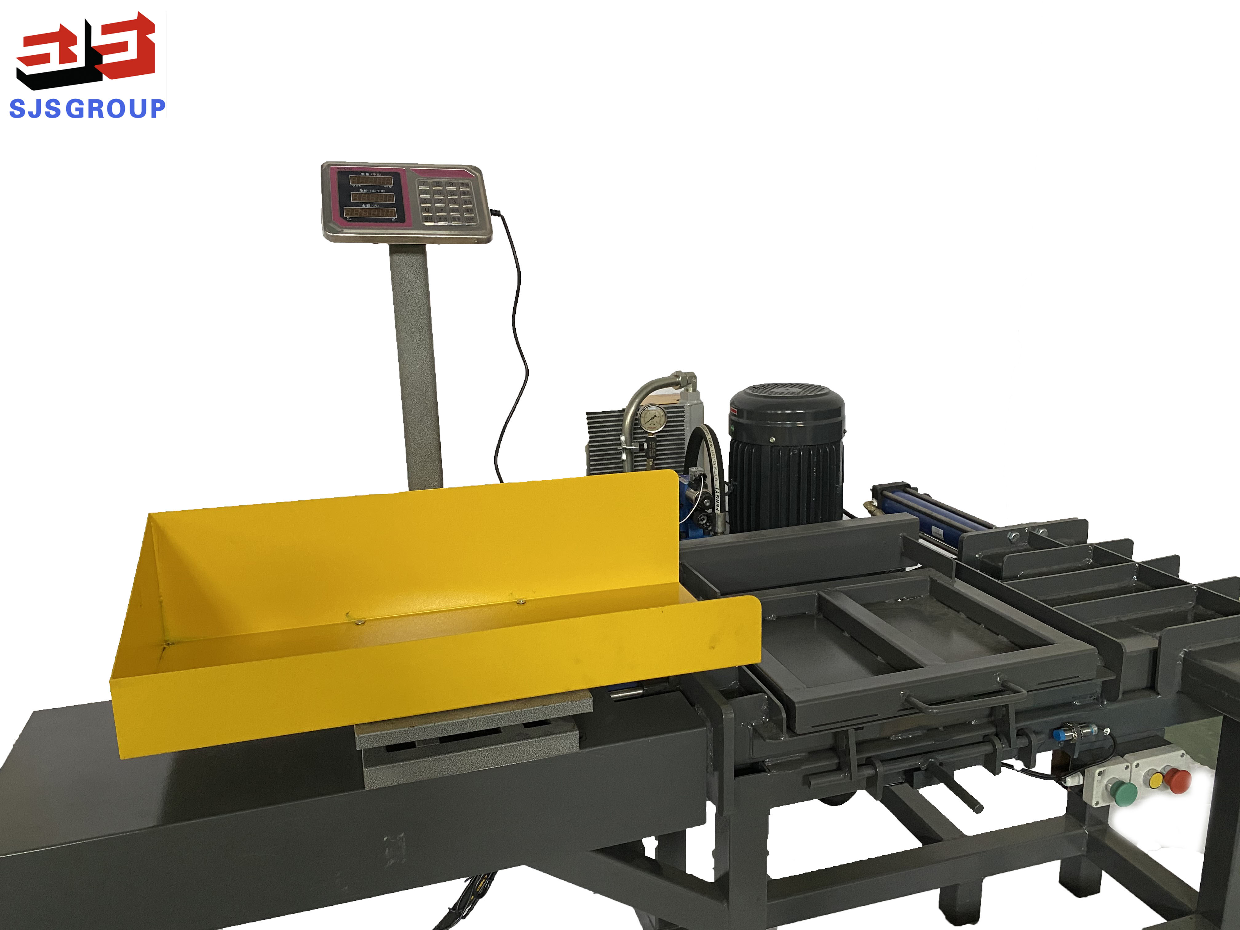 Машина прессы 5.5KW 7.5HP гидравлическая горизонтальная тюкуя