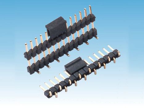 Reverse Feet SMD Male Pin Header Connector 6 Pins Contact Resistance 20mΩ Max