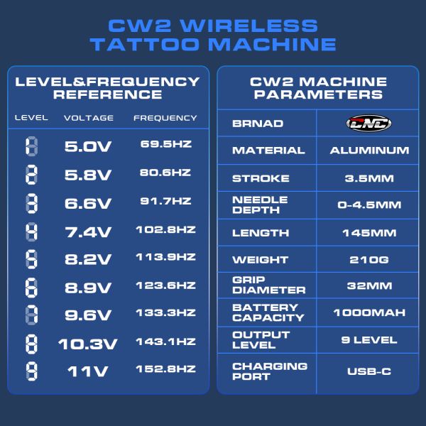 Aircraft Aluminium Tattoo Pen Digital Wireless Tattoo Machine OEM Customized