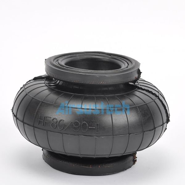 HF80/90-1 Air Spring Bellows Air Bag Double Convoluted Rubber Air Shock Absorption