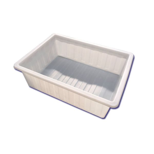 Ушаты сверхмощного туфа Ротомолдед прямоугольного поли сплющенные на вагонетках