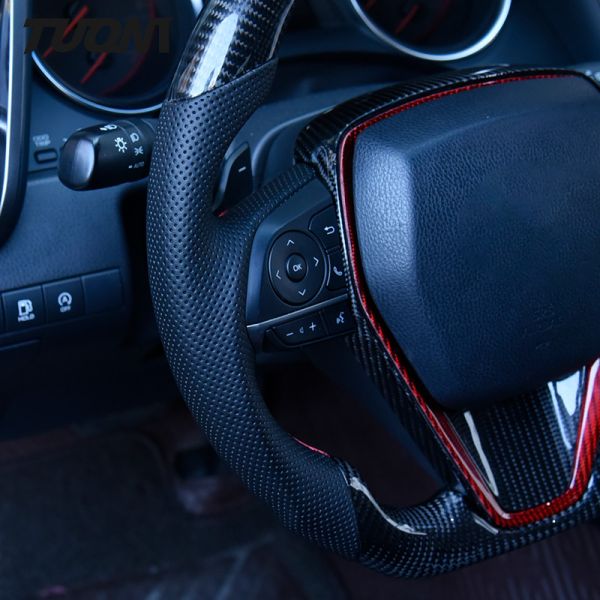 OEM Toyota Carbon Fiber Steering Wheel Leather Camry Corolla RAV4