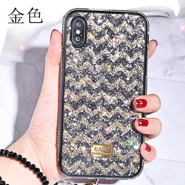 Les femmes de luxe mettent en sac l'iphone de Diamond Phone Cases For de perle