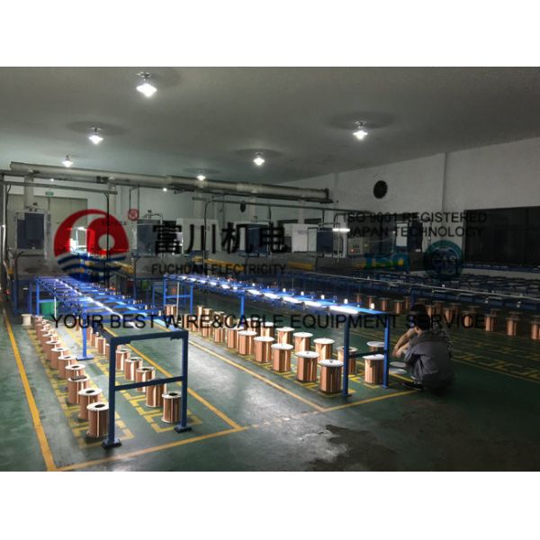 24Pcs Alloy Wire Annealing / Cable Coiling Machine