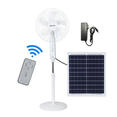 Customizable 18 Inch Solar Fan Rechargeable Solar Standing Fan For Home