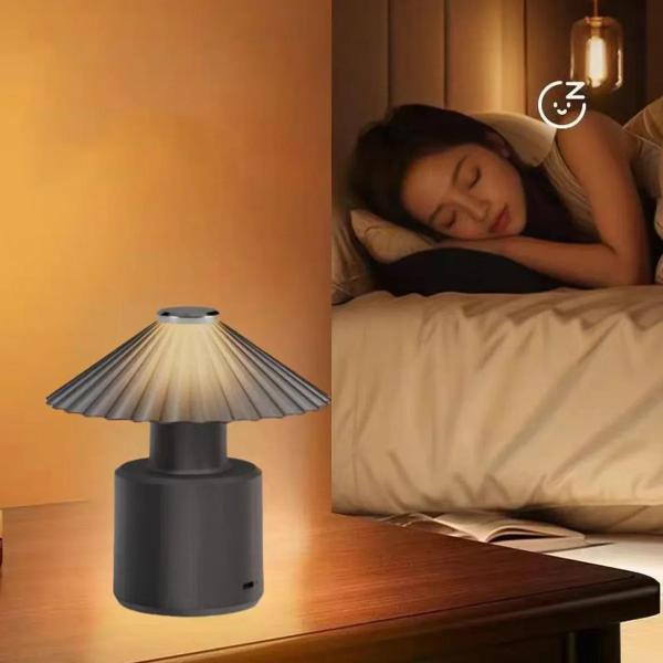 Portable USB Rechargeable LED Desk Lamp with ‌Adjustable Shade‌ for ‌Reading & Workspace Lighting