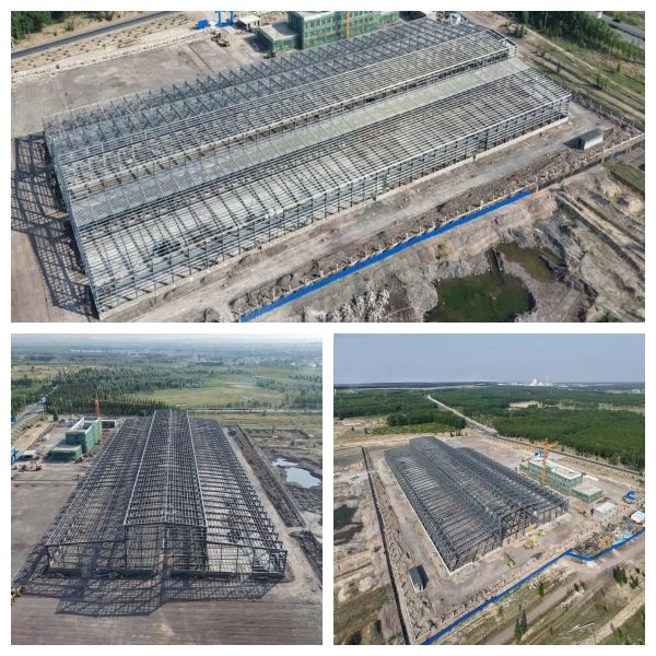 Custom Built Prefabricated Steel Structure Warehouse Industrial Metal Building Design