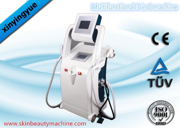 Multifunctional 3 in 1 SHR Laser Machine For Hair Removal / freckle removal