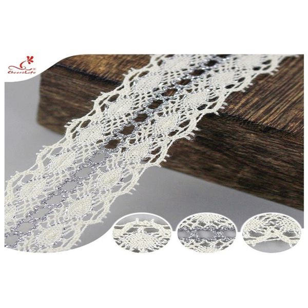 Белый поддерживать Webbing подгоняет шнурок ленты отделки шнурка хлопка для женщин одевает